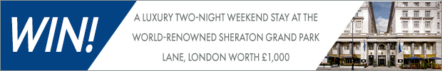Win a luxury two-night weekend stay at the world-renowned Sheraton Grand Park Lane worth £1,000